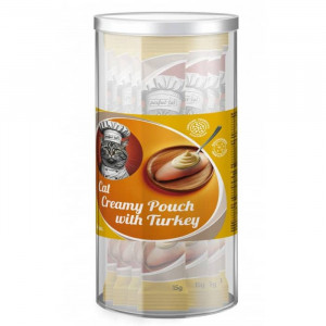 PERFECT CAT CREAMY POUCH gardums krēms kaķiem Tītars 15g x30
